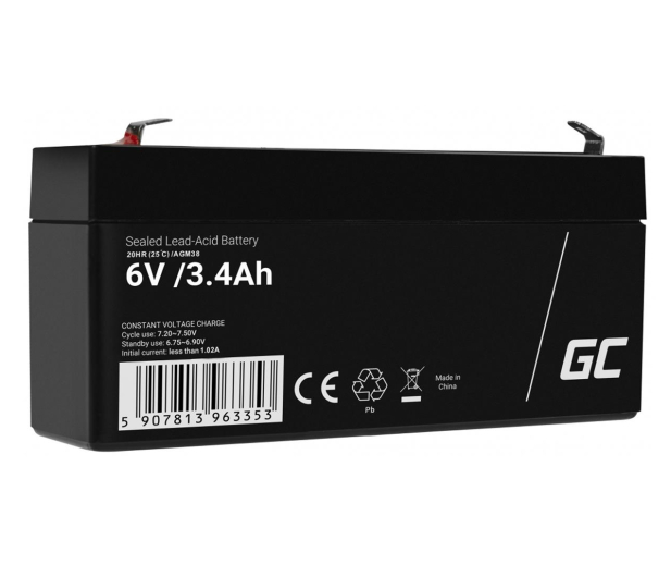 Green Cell Akumulator AGM 6V 3,4Ah - 688143 - zdjęcie